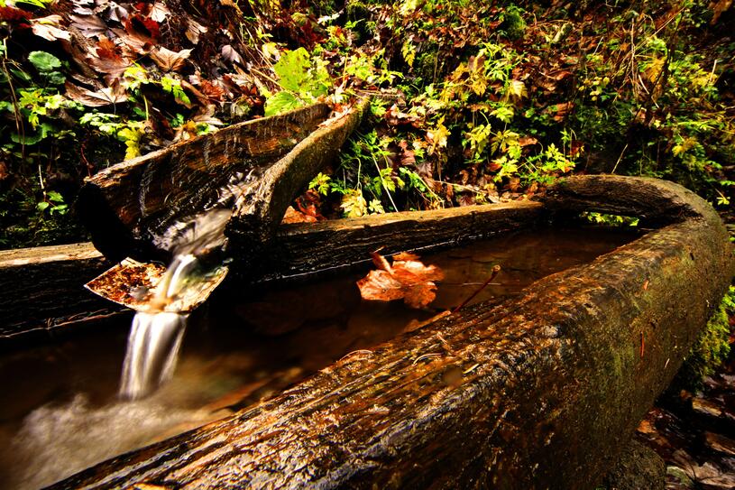 Brunnen am Wanderweg vom Kristberg ins Silbertal | © Montafoner Kristbergbahn Silbertal GmbH - Patrick Säly Brunnen am Wanderweg vom Kristberg ins Silbertal | © Montafoner Kristbergbahn Silbertal GmbH - Patrick Säly